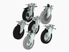 Wheels and rollers for garbage containers LIV Systems